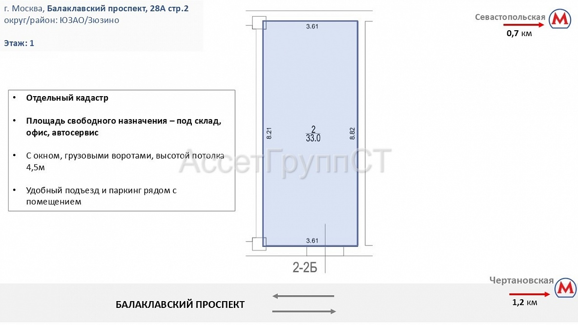 ПСН для автосервиса, детейлинга, офис-склад