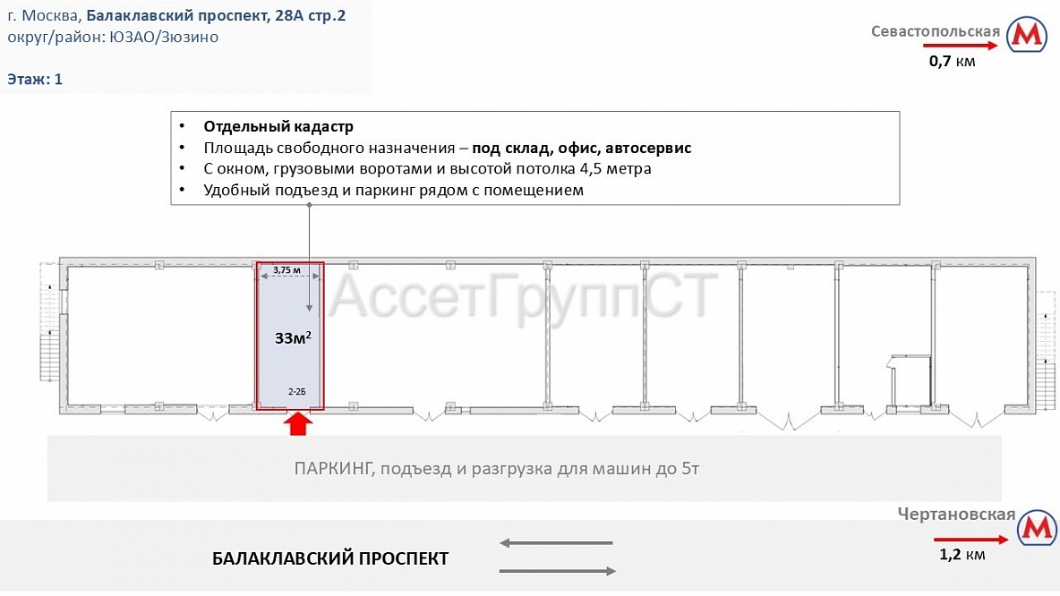 ПСН для автосервиса, детейлинга, офис-склад