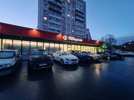 Торговая площадь внутри "Пятёрочки"