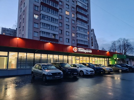 Торговая площадь внутри "Пятёрочки"