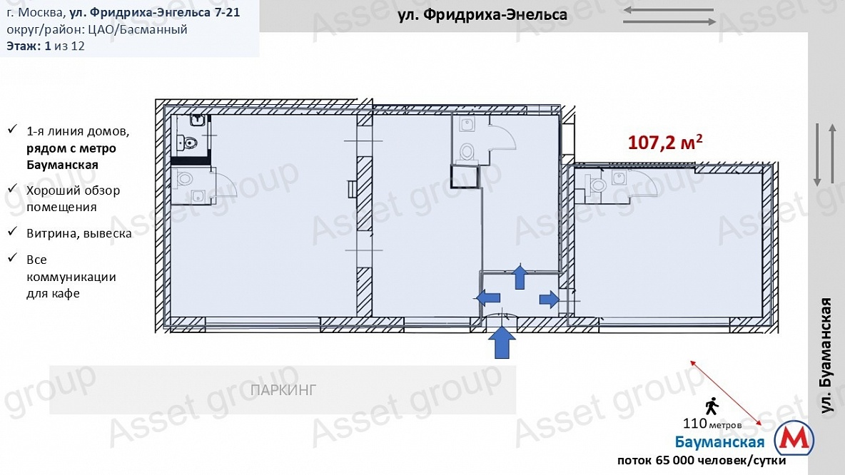 Ресторан, салон красоты, клиника
