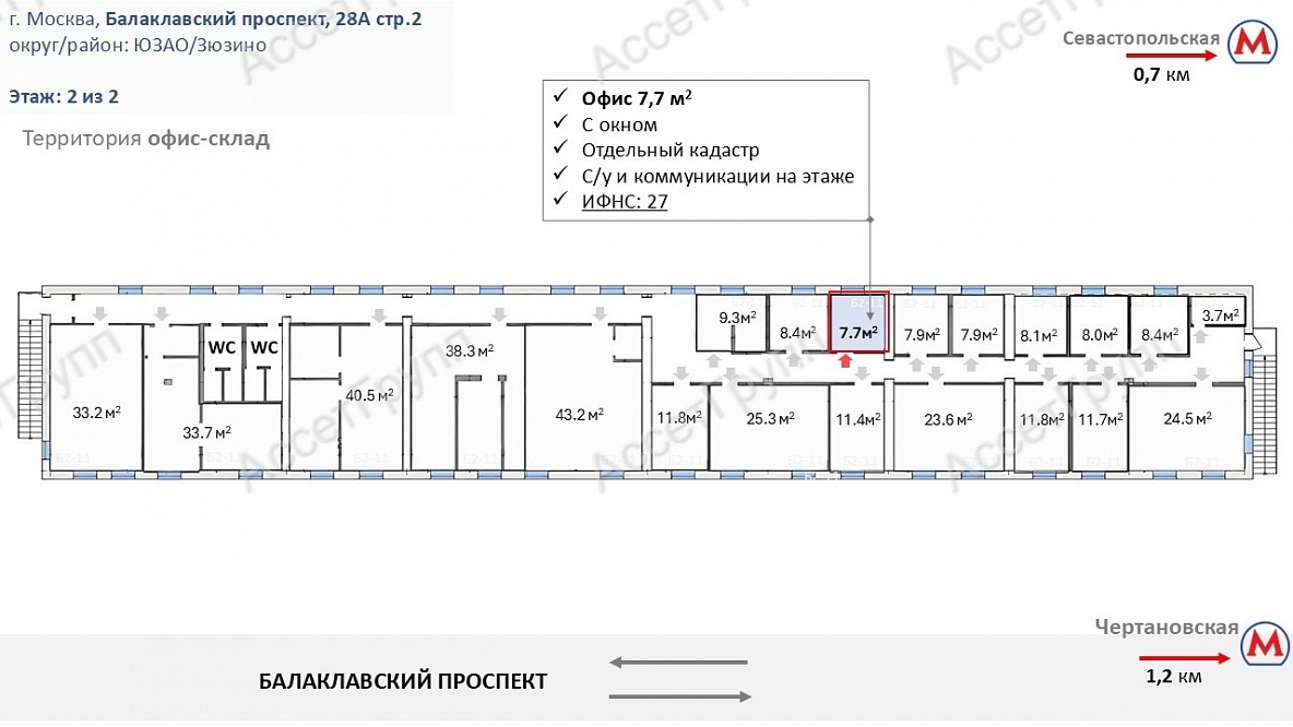 Офис, Зюзино, ИФНС 27