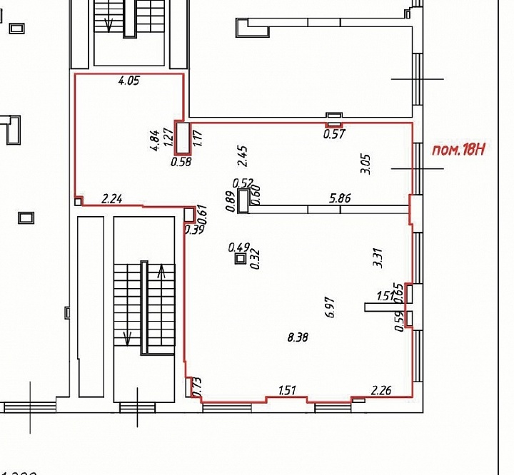 Торговая площадь в ЖК Полярная 25
