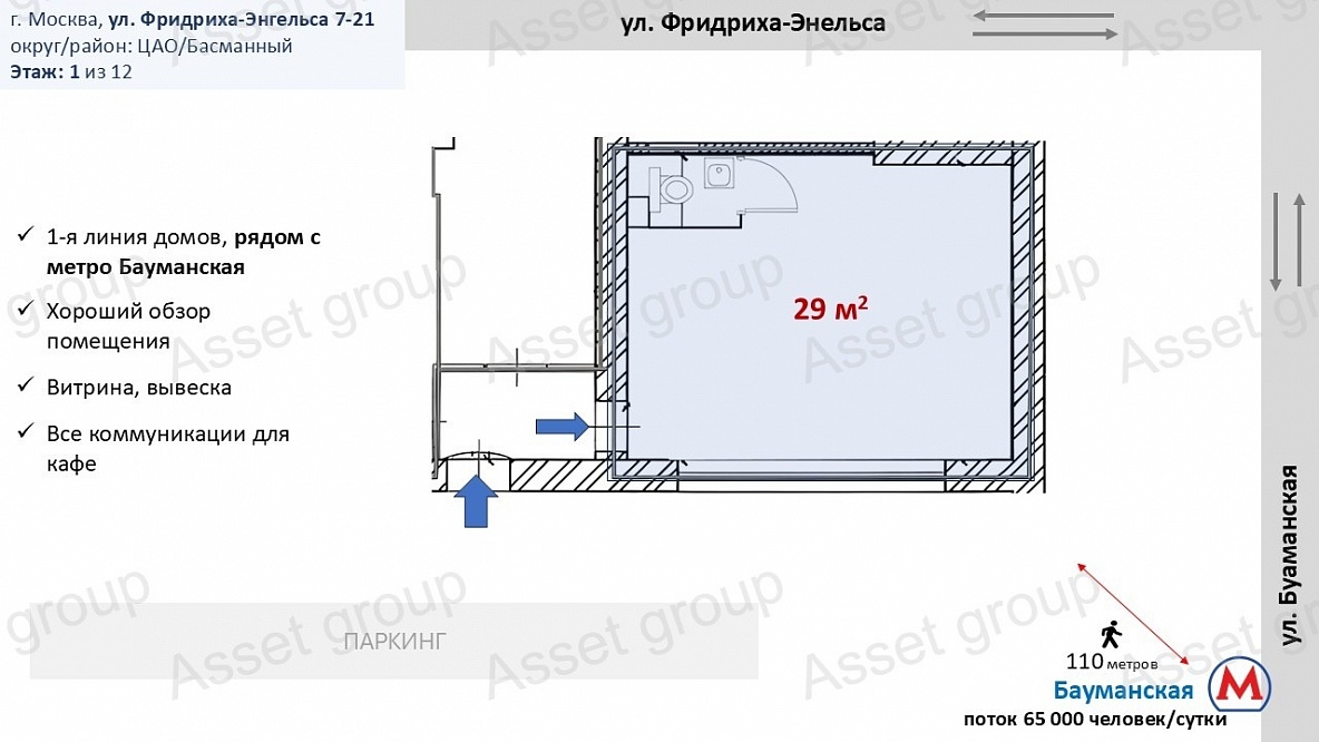 Магазин, кафе, аптека, салон